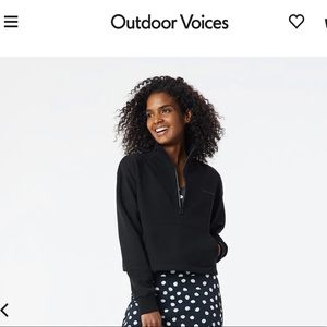 OV Cotton Terry 1/2 Zip